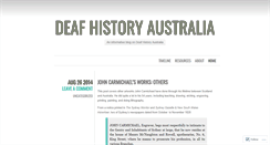 Desktop Screenshot of deafhistoryaustralia.com